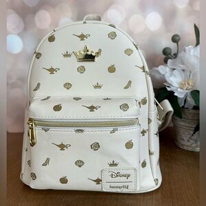 Loungefly EUC with tags Disney Princess Icons mini backpack